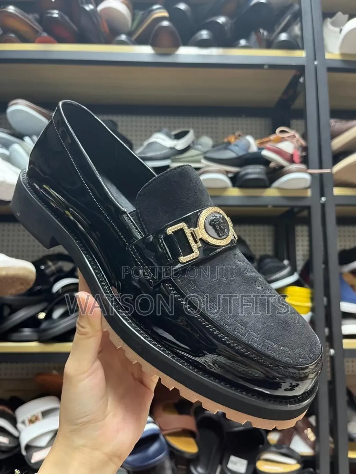 Men's Open and Closed Versace Gucci Moccasins