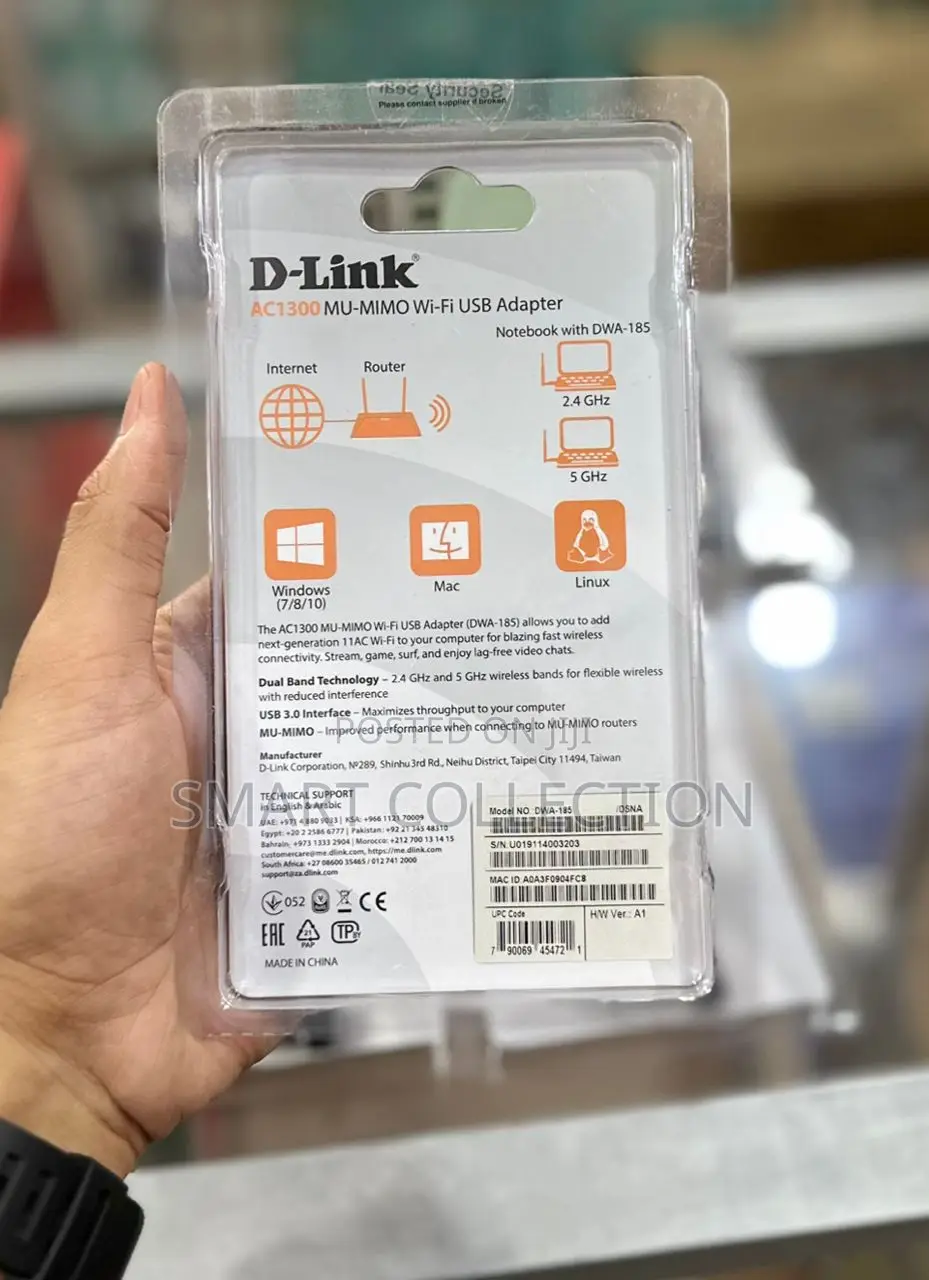 Dlink Ac1200 Mu-Mimo Wi-Fi Usb Adapter