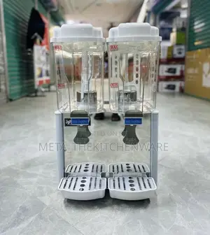 Commercial Juice Dispenser 2 Tanks 36l