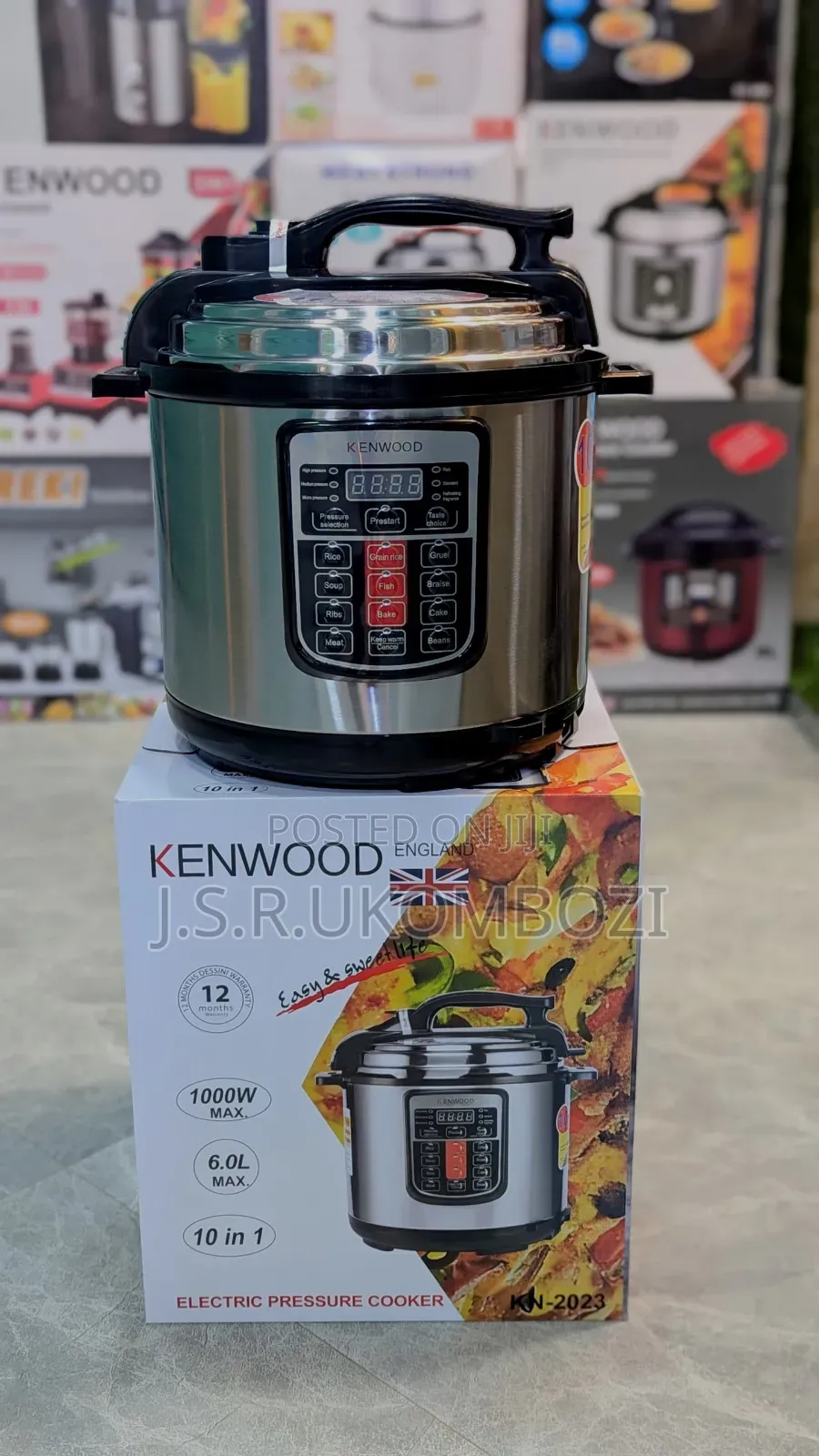Kenwood Pressure Cooker Capacity 6l