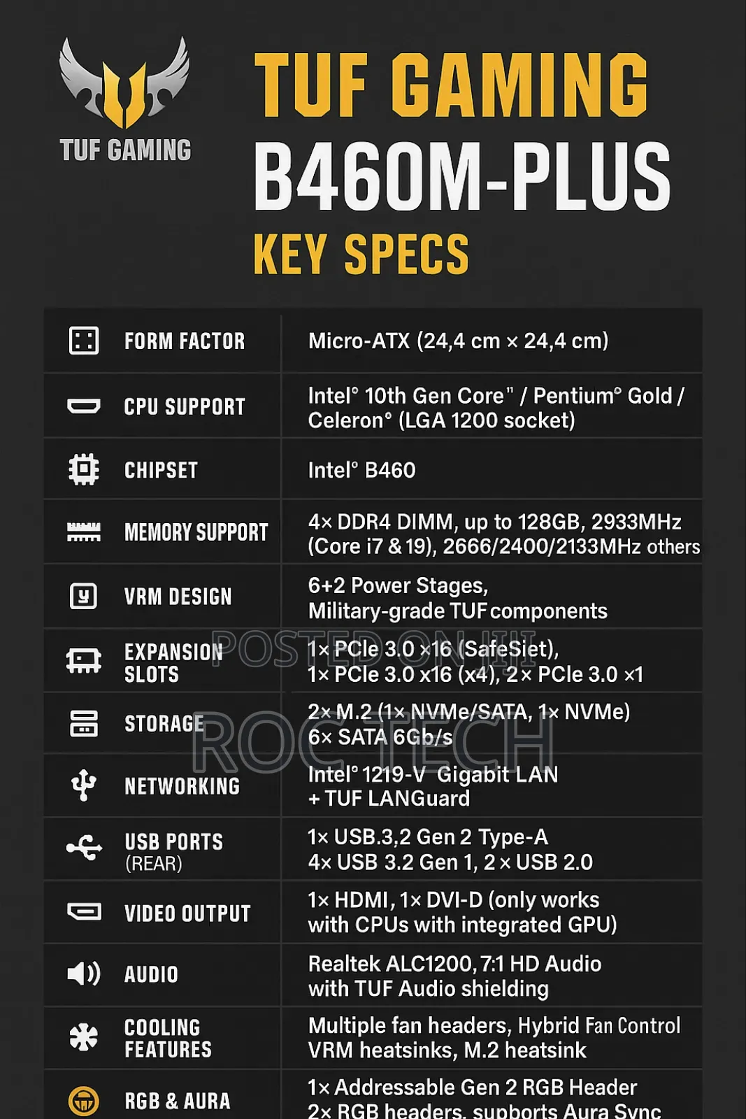 Asus Tuf Gaming Motherboard