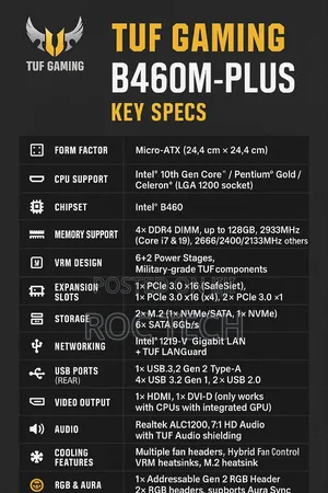 Asus Tuf Gaming Motherboard
