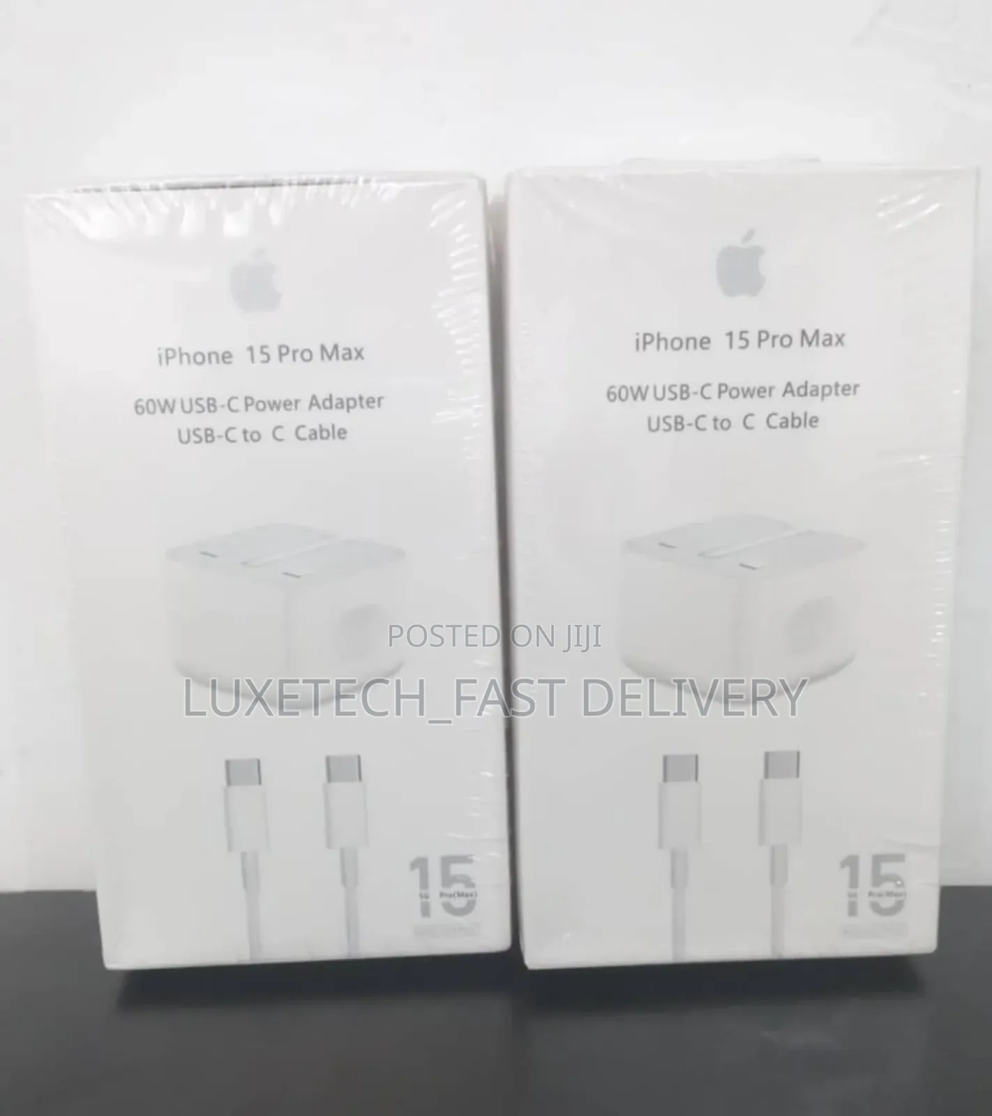 Apple iPhone 15 Pro Max 60w Usb-C Power Adapter Fast Charger