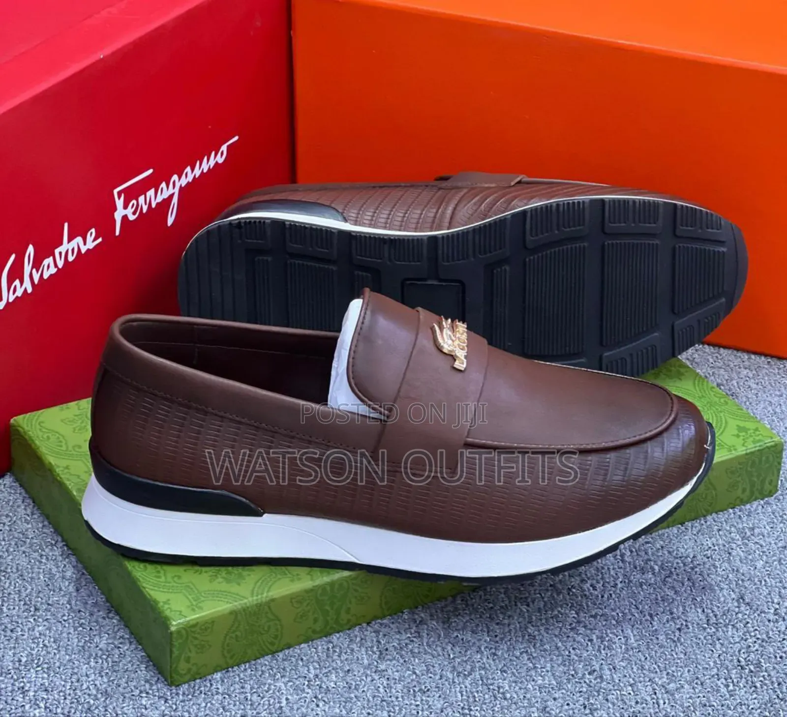 Men's Lacoste Leather Materials Shoes
