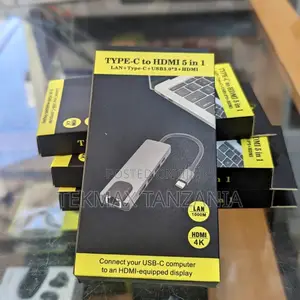 Type C to HDTV 5 in 1 Docking Station