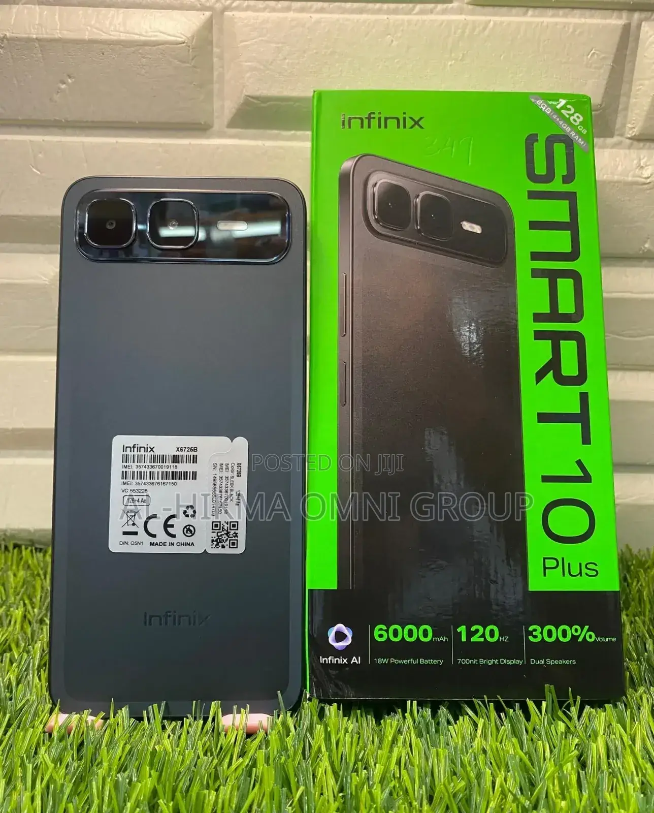 New Infinix Smart 10 128 GB Black