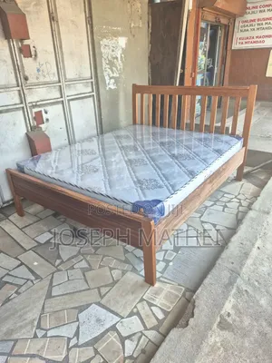 Kitanda Mbao 5x6 Godoro Ya Mgongo Orthopedic Inch 8