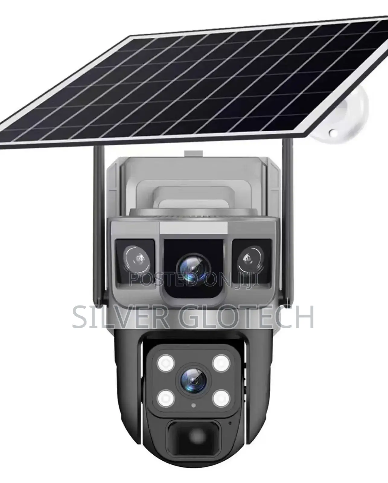 Cctv Camera Three View 4g Iko Full Pamoja Na Solar Yake