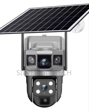 Cctv Camera Three View 4g Iko Full Pamoja Na Solar Yake