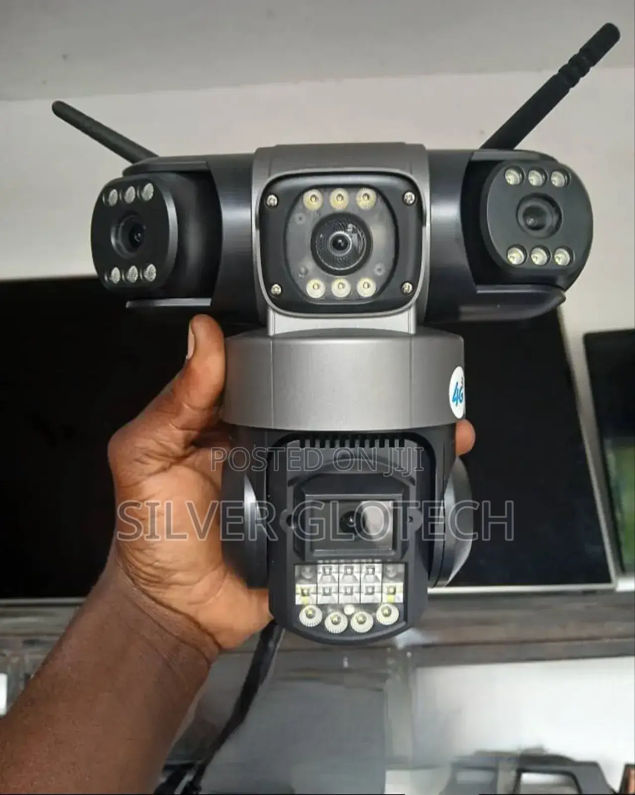 Three Lens 4g PTZ Camera Inatumia Umeme Na Laini Ya Simu