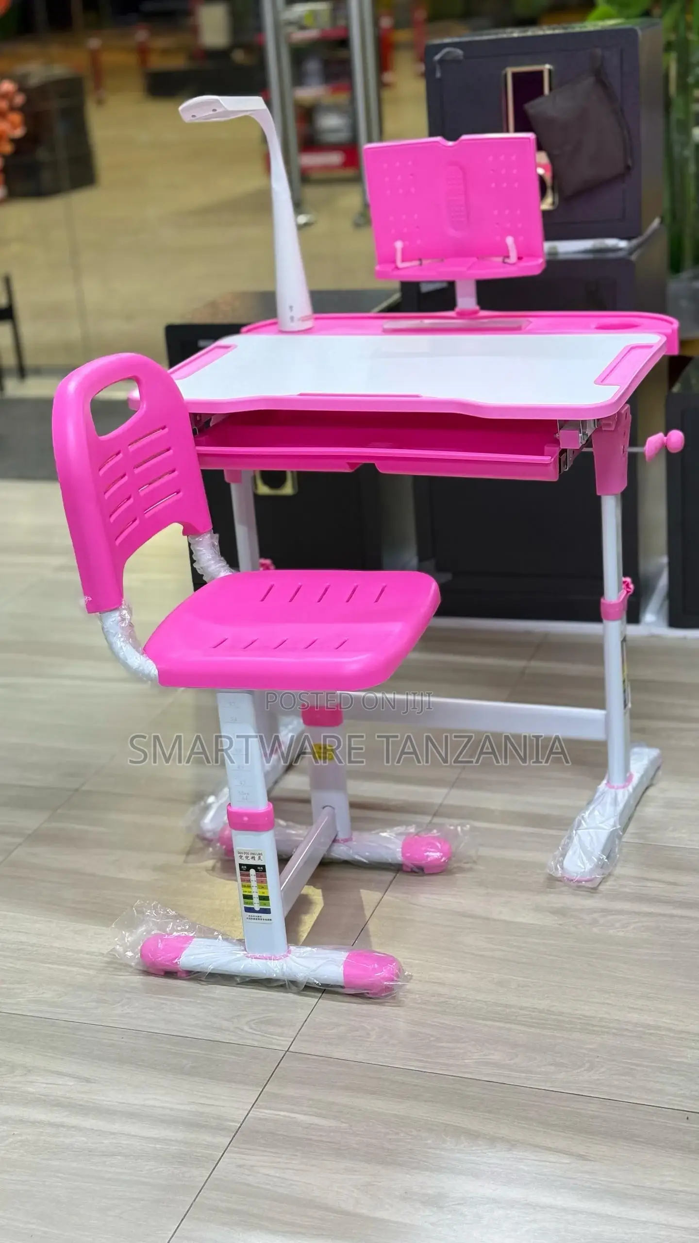 Children Study Desk, Kids Boy and Girl Homework Desk Set