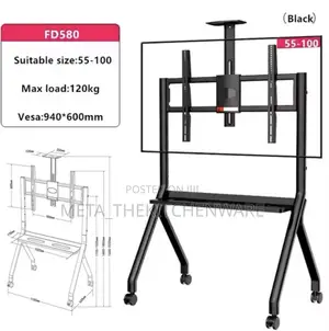 Movable Tv Stand 55-100inches