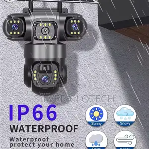 Three Lens 4g PTZ Camera Iko Full Na Panel Yake Nzuri Sana