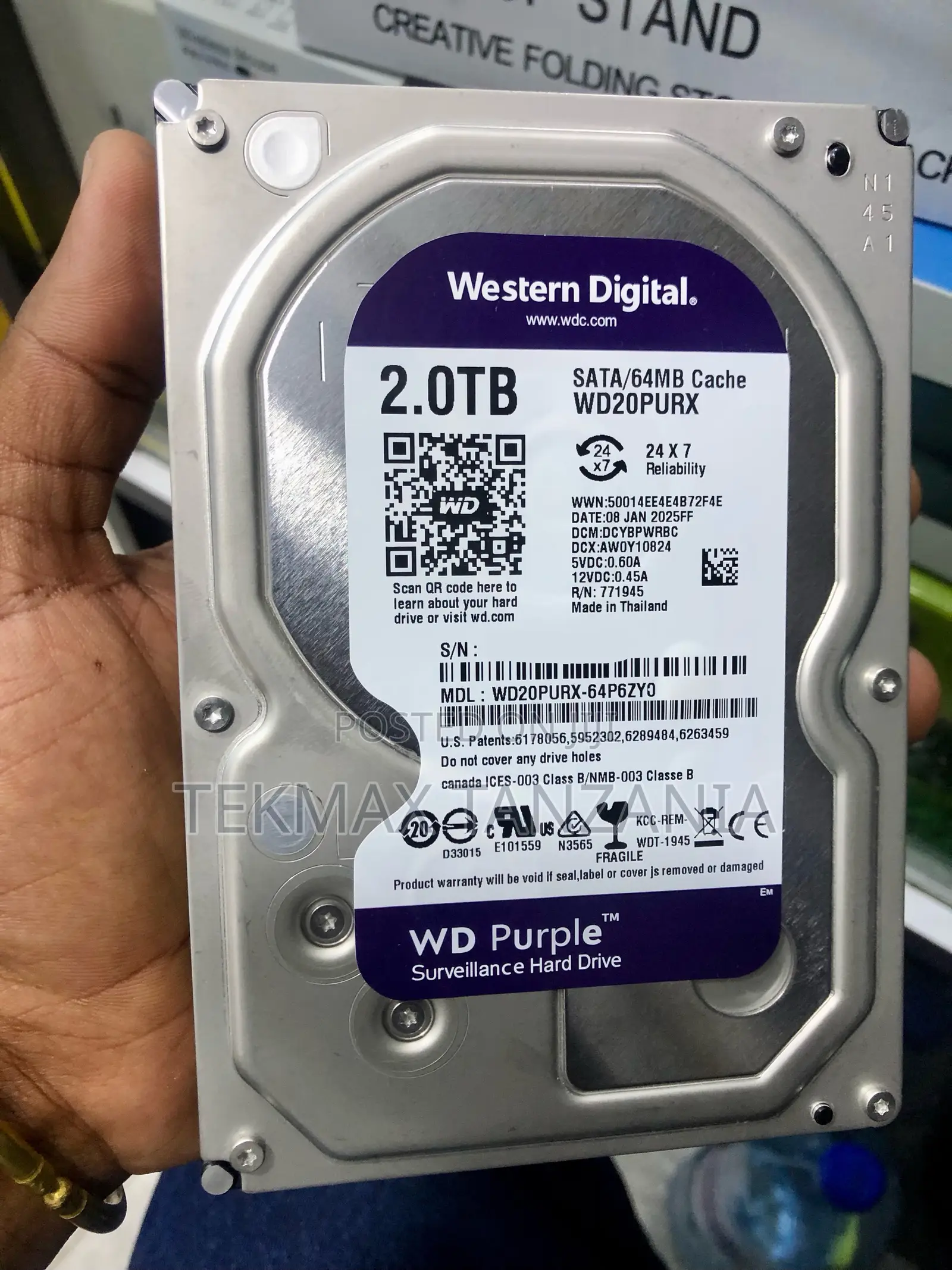 2tb Surveillance Hard Drive Wd Purple