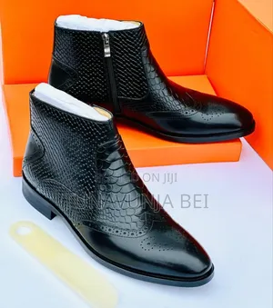 Cracks Boots Black /  Quality Leather