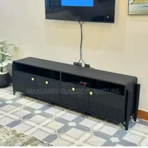 Tv Showcase Urefu Futi 6 Rangi Multi Black