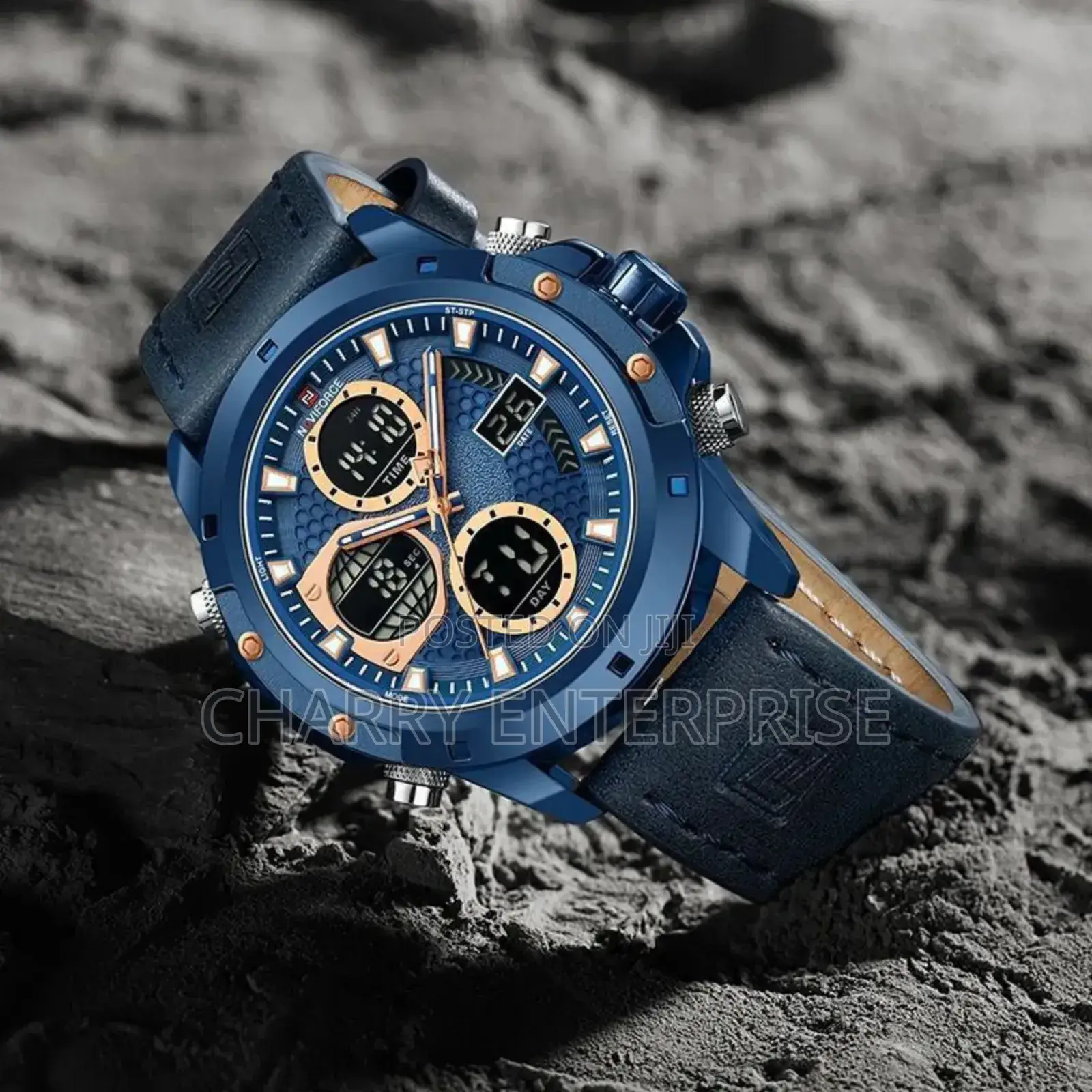 Original Naviforce Watch Dual Time Water Proof Day and Date