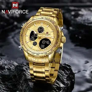Original Naviforce Watch Dual Time Water Proof Day and Date