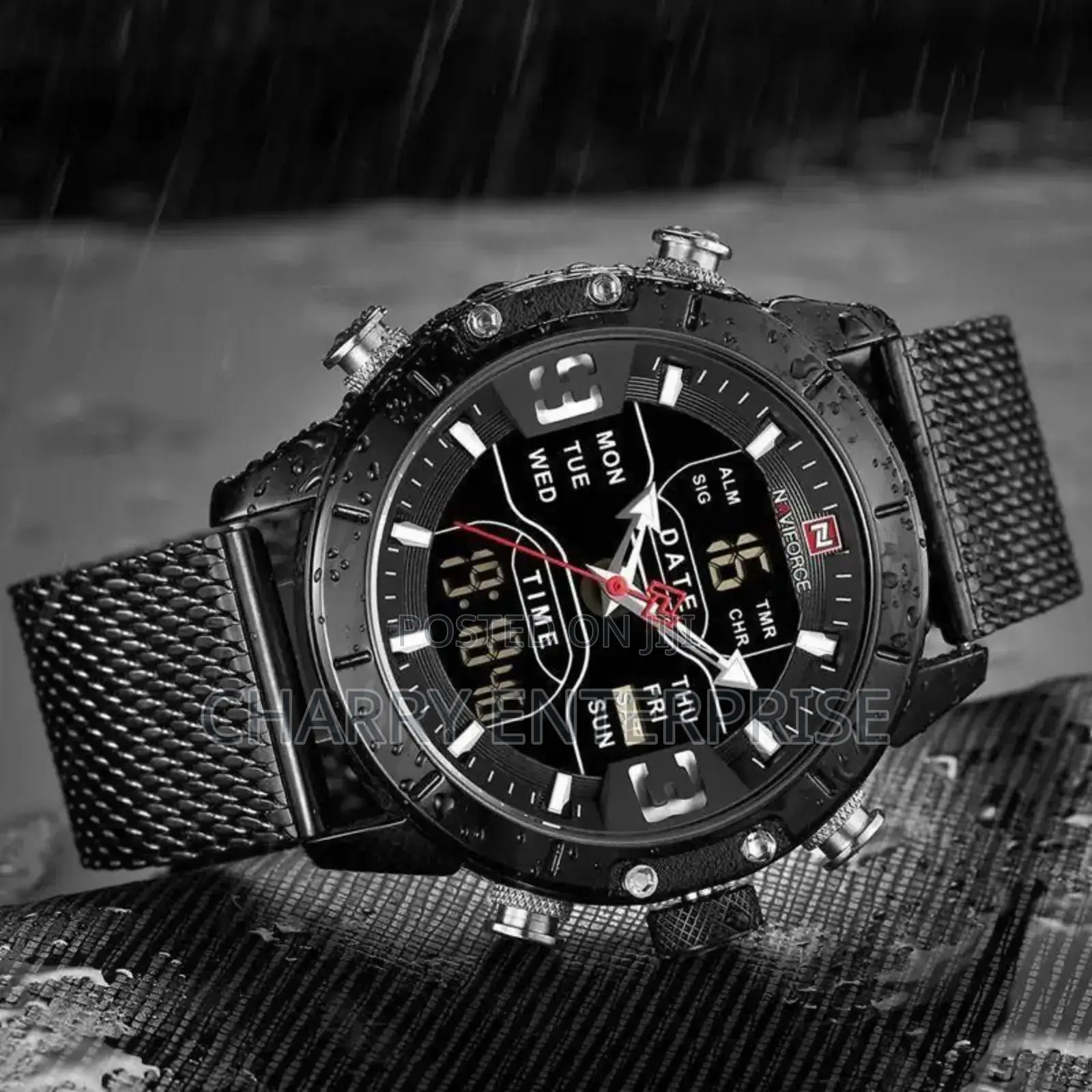 Original Naviforce Watch Dual Time Water Proof Day and Date