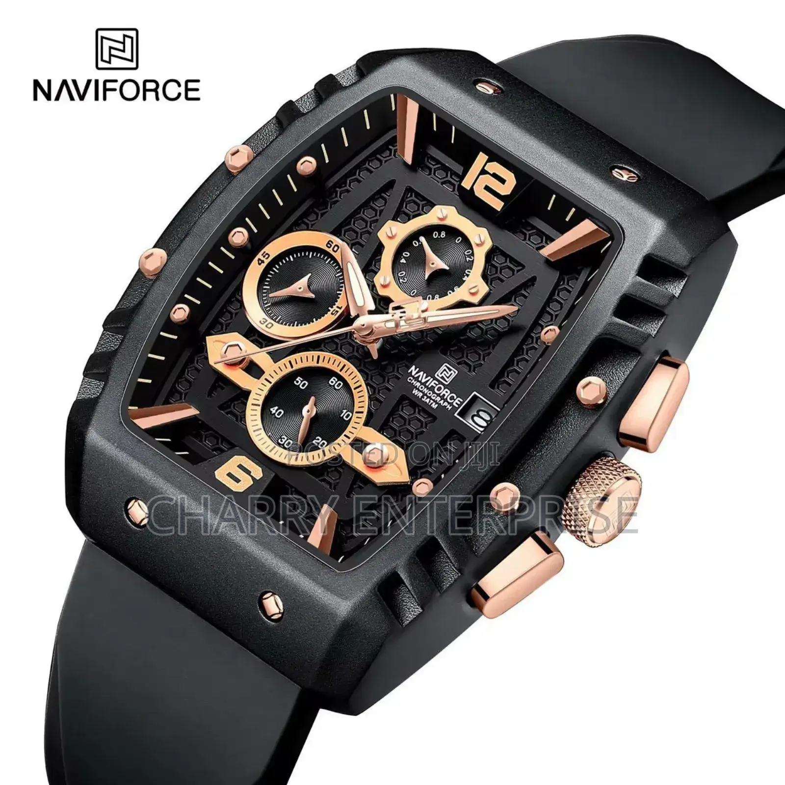 Original Naviforce Watch Dual Time Water Proof Day and Date