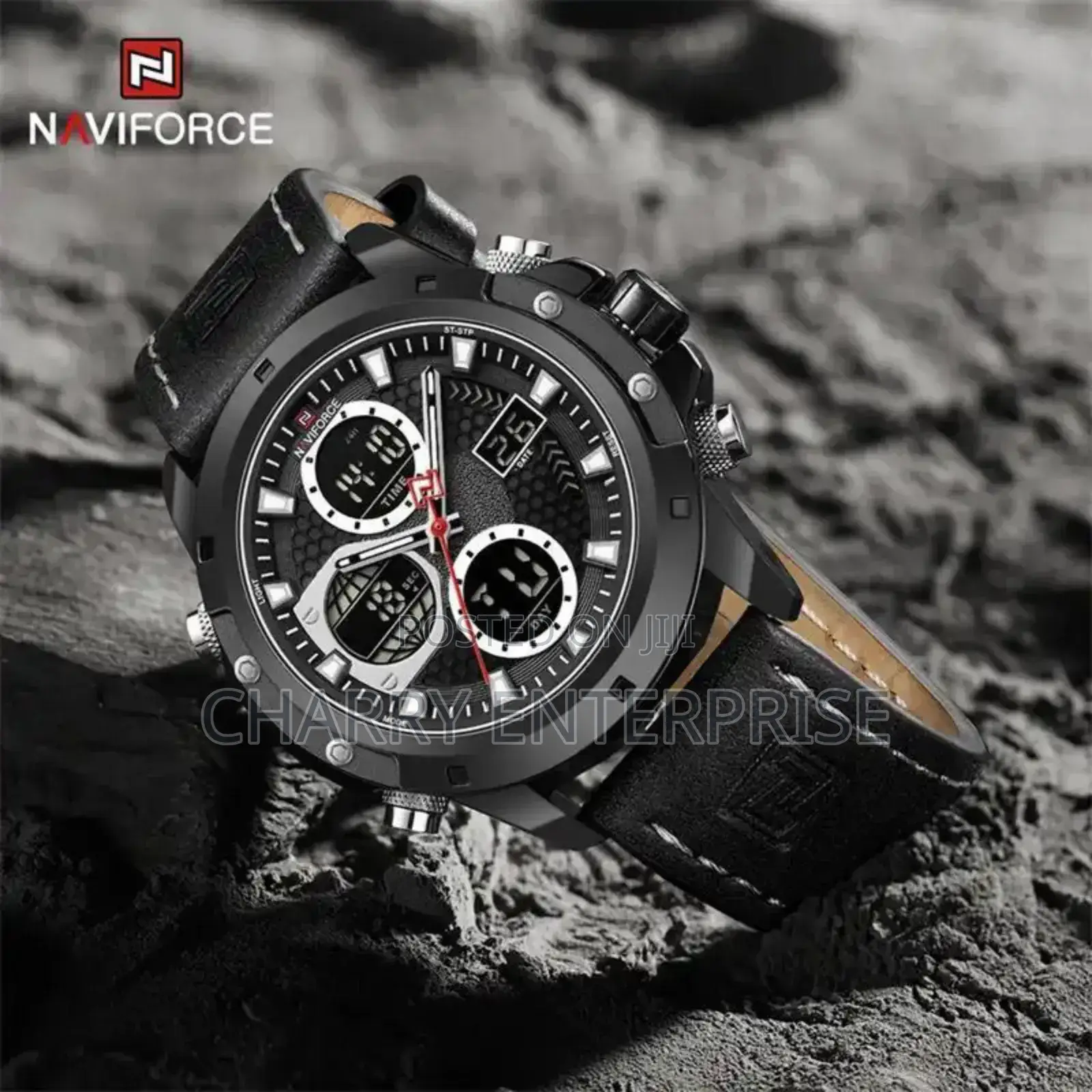 Original Naviforce Watch Dual Time Water Proof Day and Date