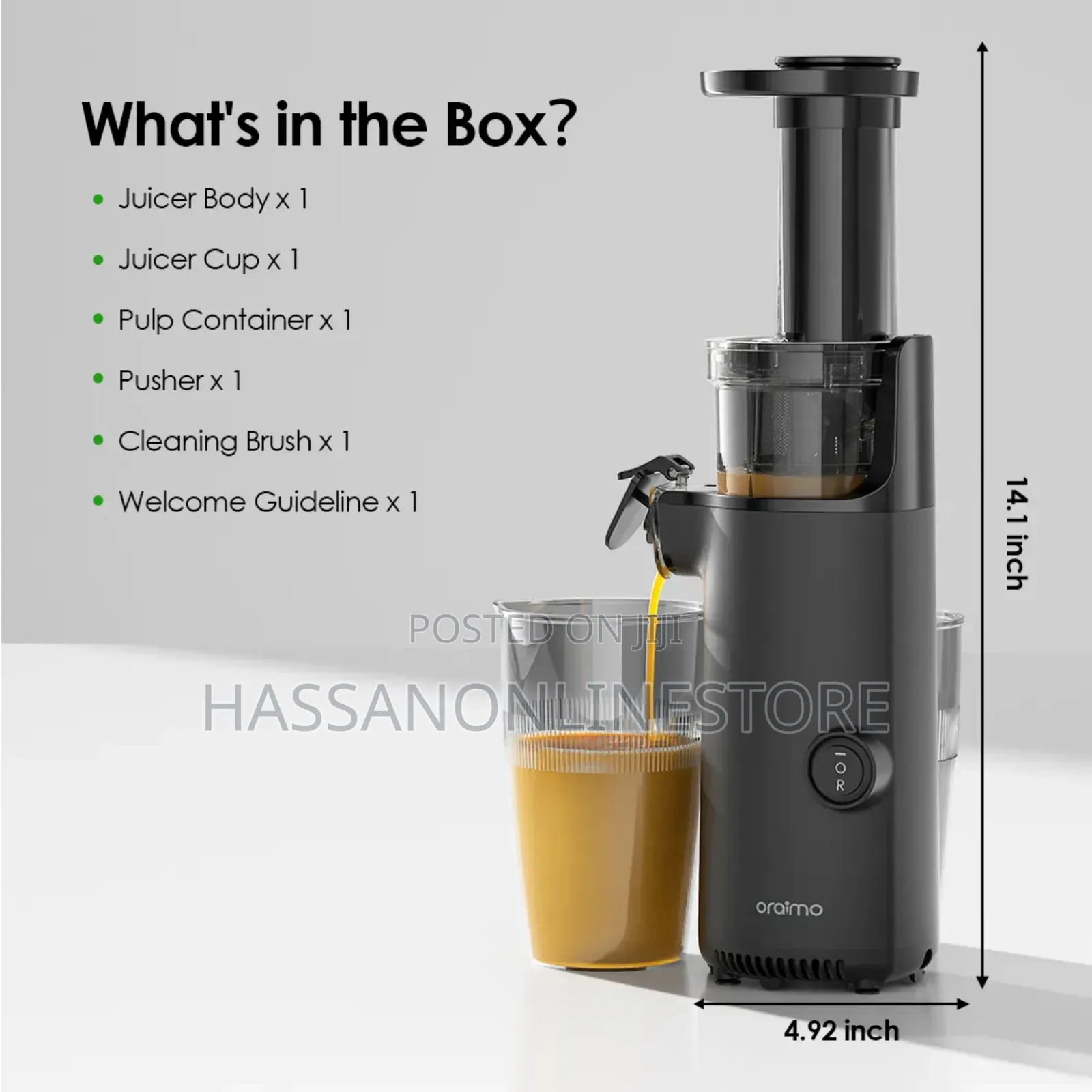 Oraimo Easyjuice Mini Portable Slow Juicer