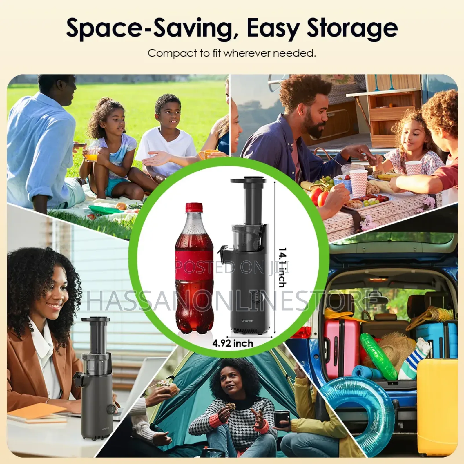 Oraimo Easyjuice Mini Portable Slow Juicer