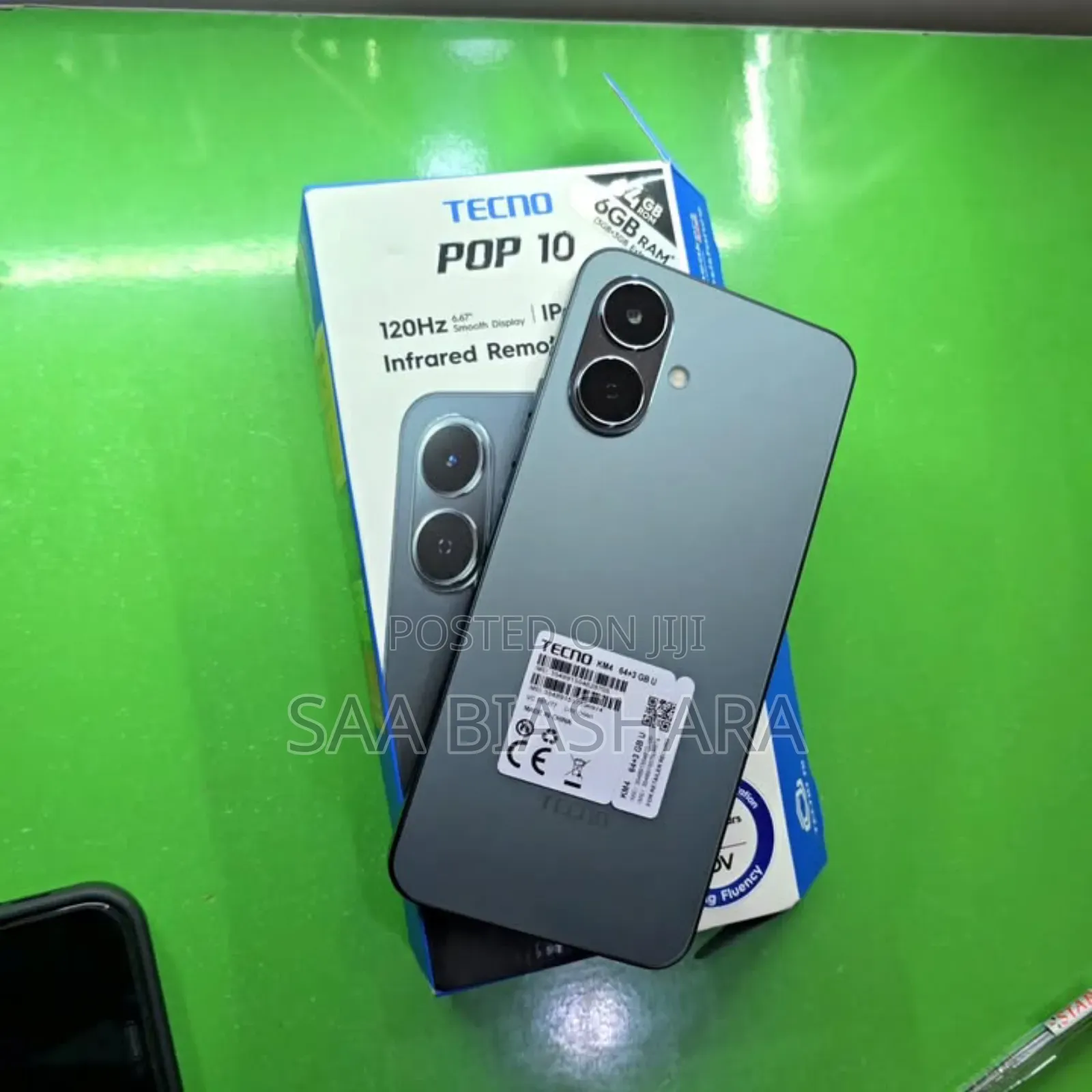 New Tecno Pop 10 64 GB Black