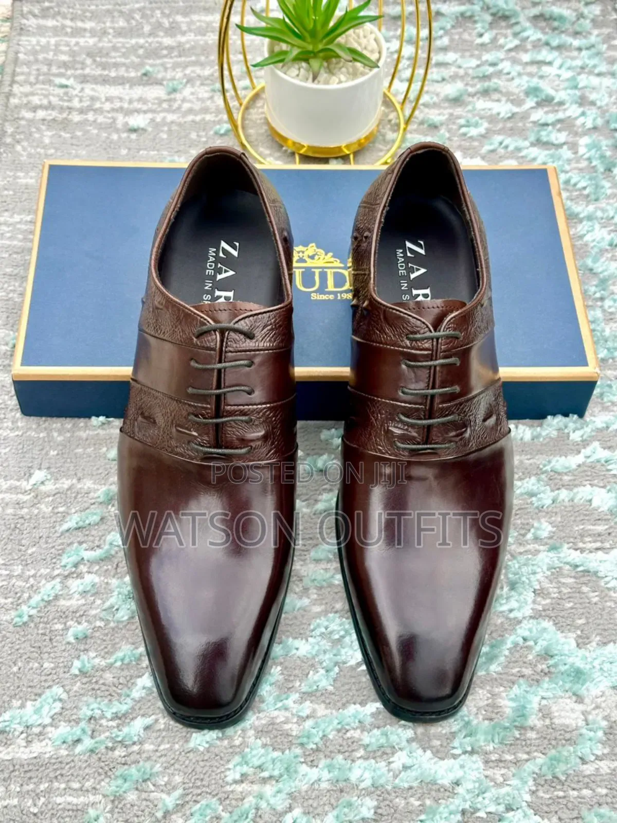 Best Men's Zara Brand Shoes,Leather Materials Pure,Smart
