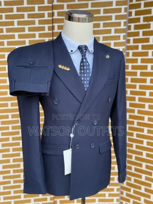 Men's Two Colour Six Buttons Suits