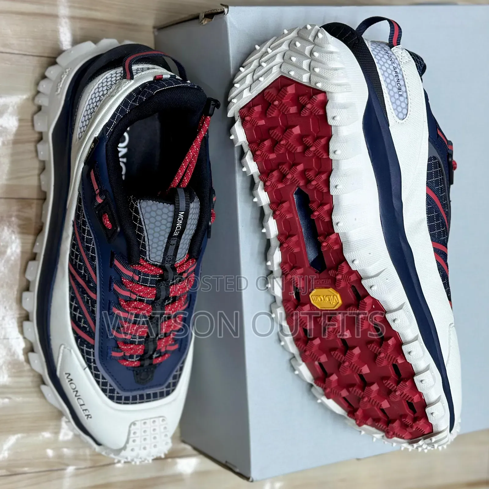 New Men's Moncler Leather Shoes