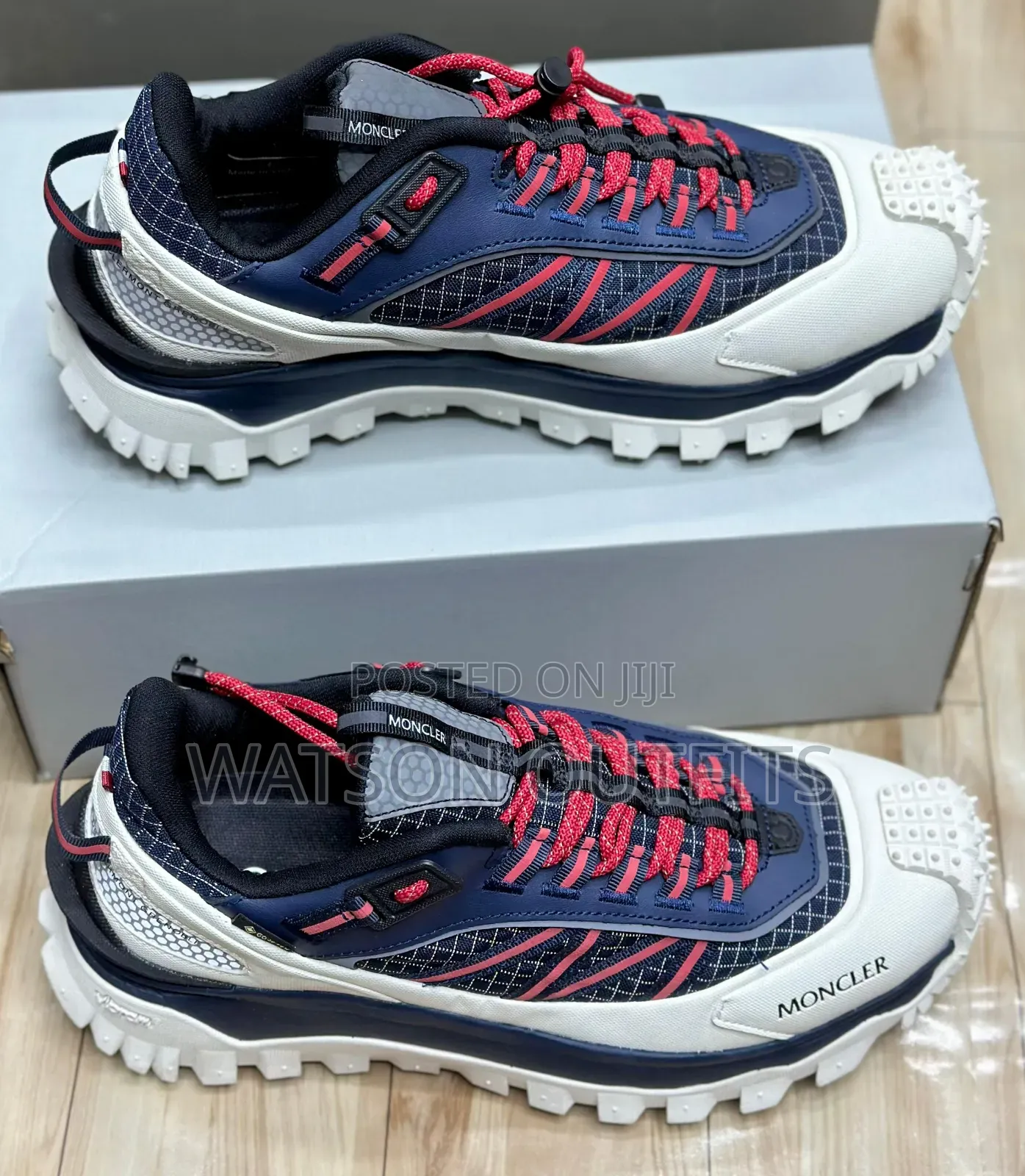New Men's Moncler Leather Shoes