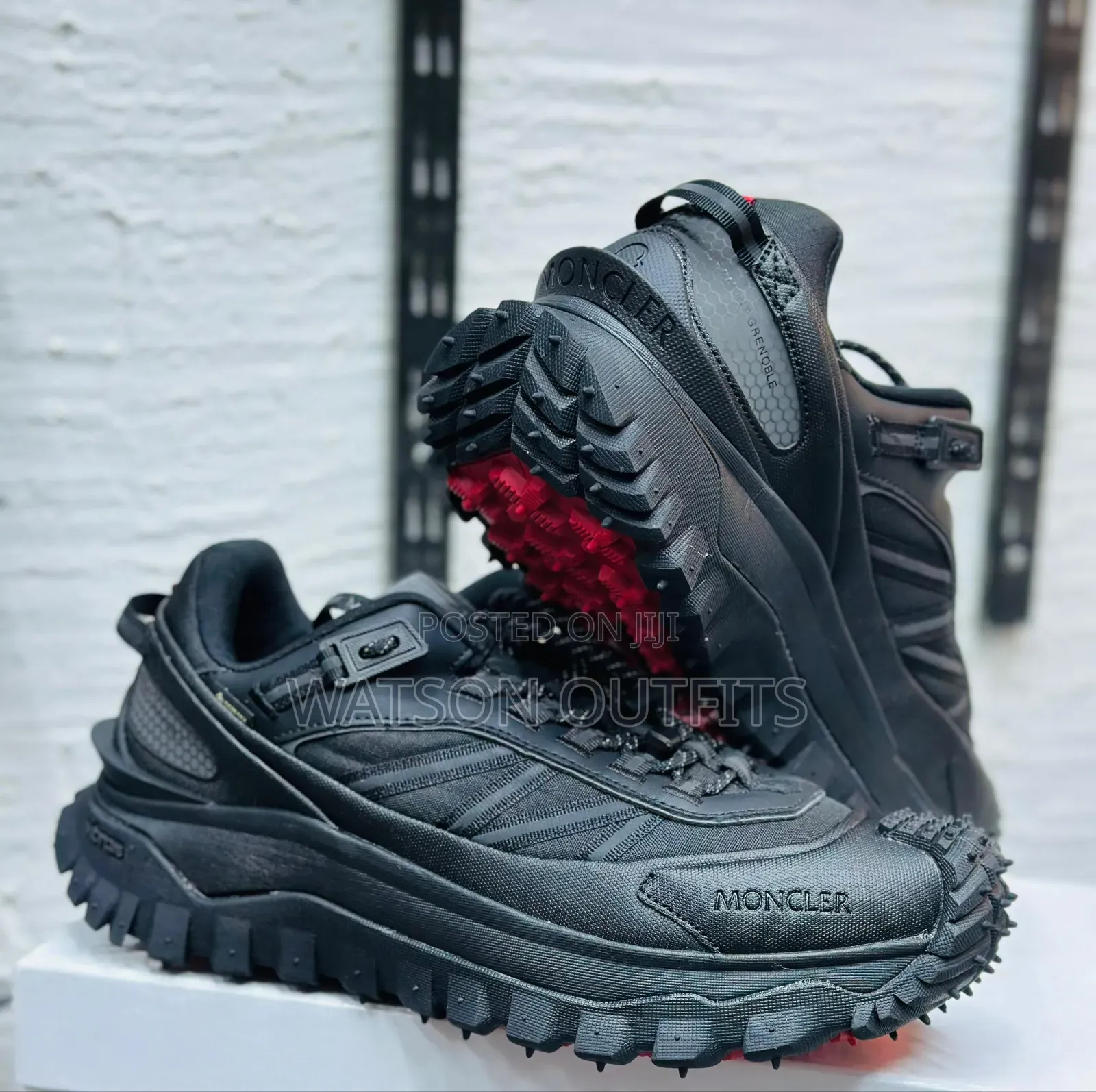 New Men's Moncler Leather Shoes