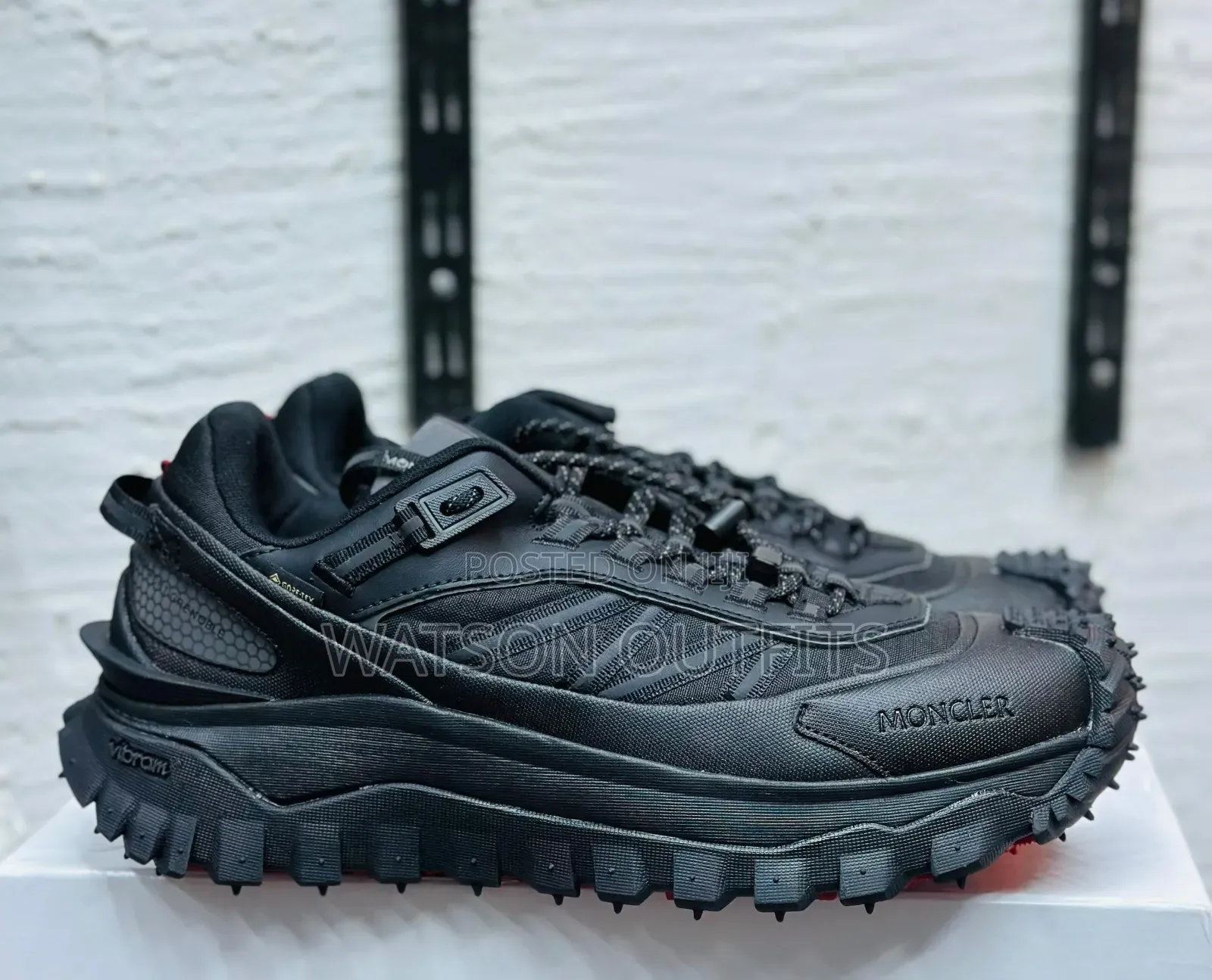 New Men's Moncler Leather Shoes