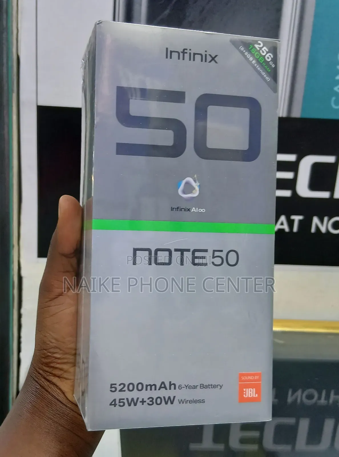 New Infinix Note 50 4G 256 GB Blue