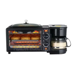 Break Fast Maker 3 in One (Oven, Coffee Maker, Frying Dish)