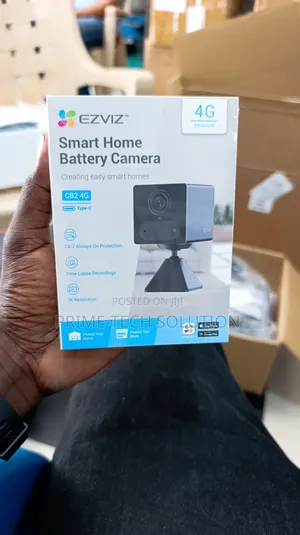Ezviz Cb2 4g Camera 3mp — Bila Wifi | Battery | Kufungiwa | Tz