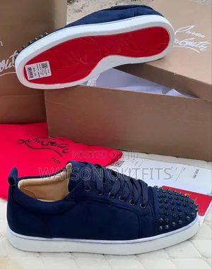 Men's Smooth and Rough Plain Christian Louboutin Shoes New