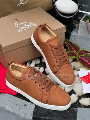 Men's Smooth and Rough Plain Christian Louboutin Shoes New