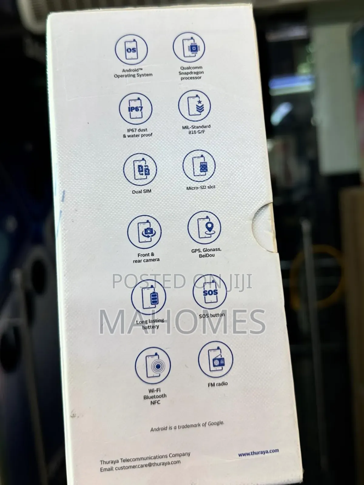 Thuraya X5 Touch Satellite and GSM Smartphone Dual Sim
