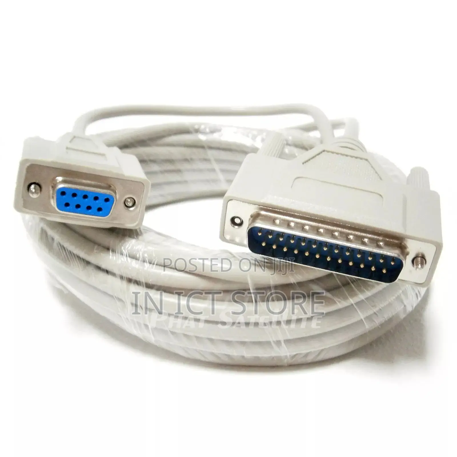 Db9 to Db25 Serial Cable 9-Pins to 25-Pins