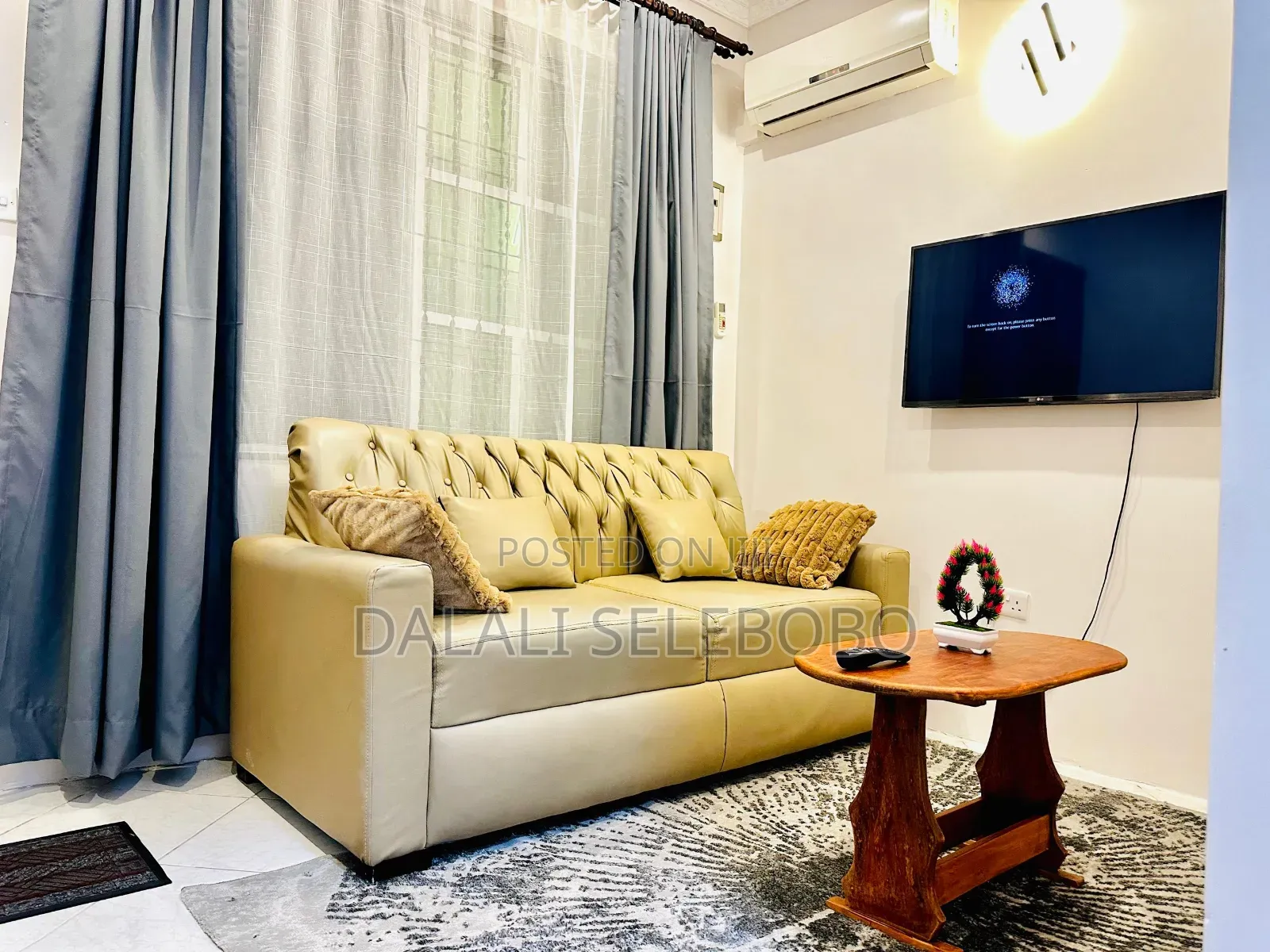 Furnished 1bdrm Bedsitter in Mikocheni B for rent