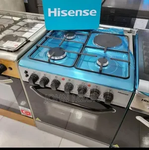 Hisense Gass Cooker
Hf 631gees 3gas+1umem+Oven Umeme