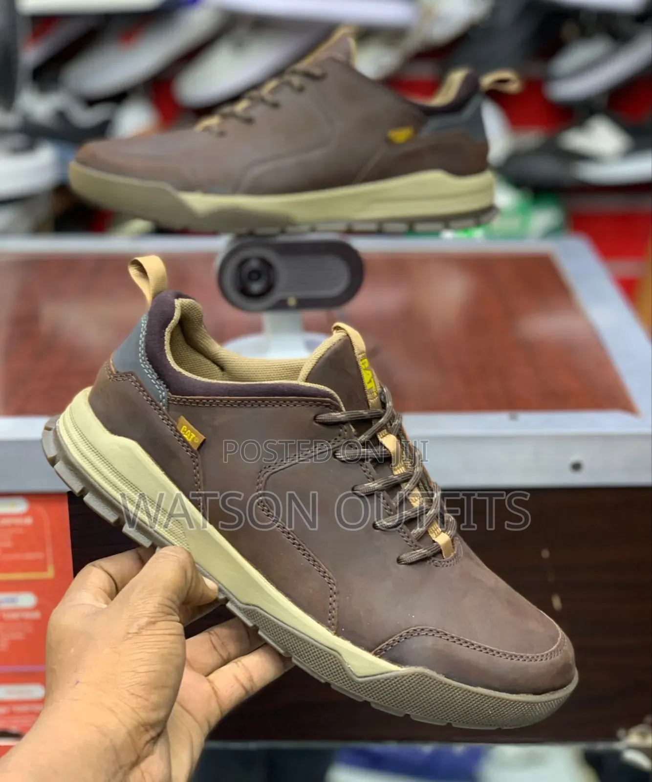 Pure Leather Men's Caterpillar Shoes or Footwears or Viatu