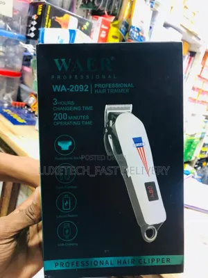 Waer Professional Hair Clipper Rechargeable Wa-2092