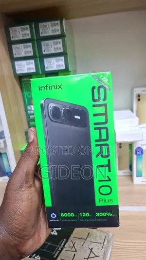 New Infinix Smart 10 Plus 128 GB Black