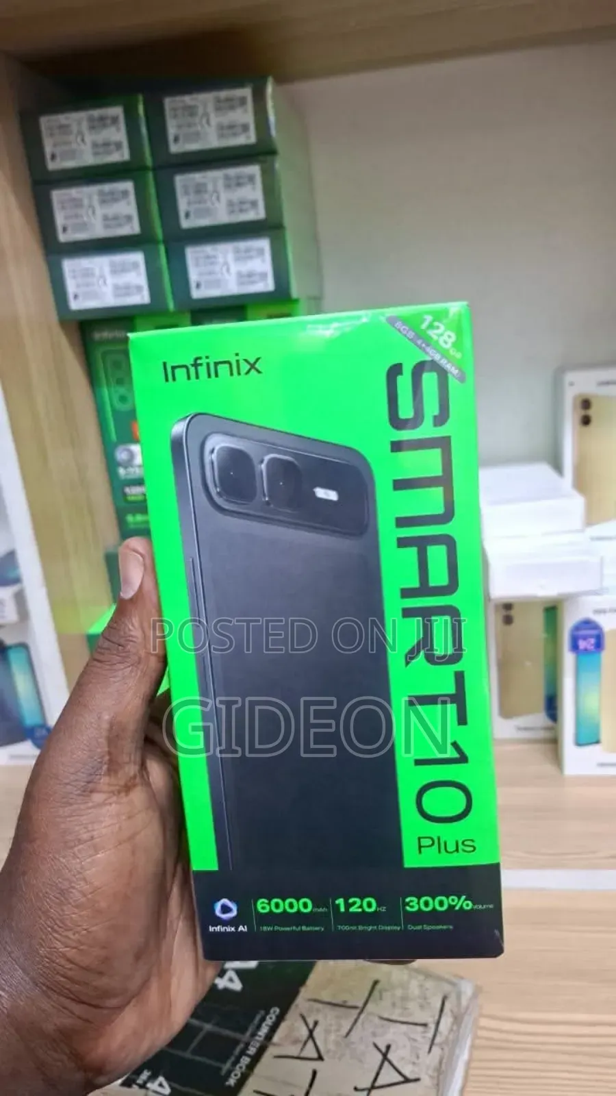 New Infinix Smart 10 Plus 128 GB Black