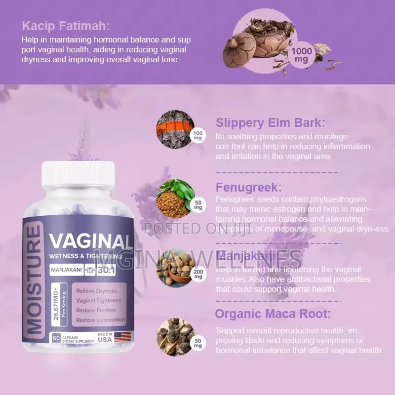 Vaginal Wetness and Tightening Supplements