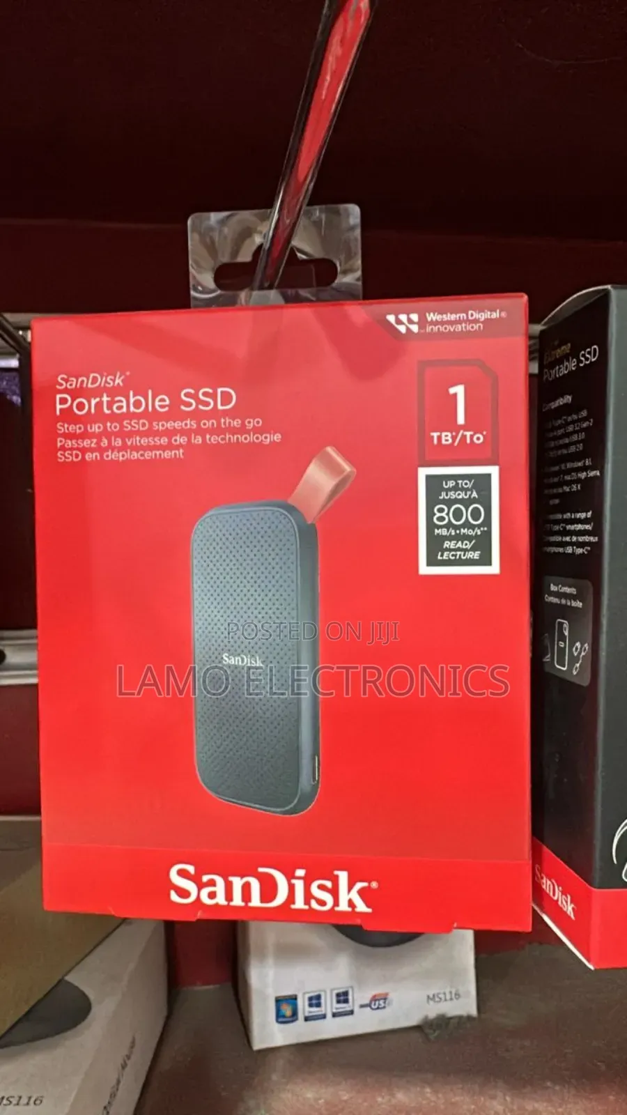 External Sandisk Portable SSD 1tb