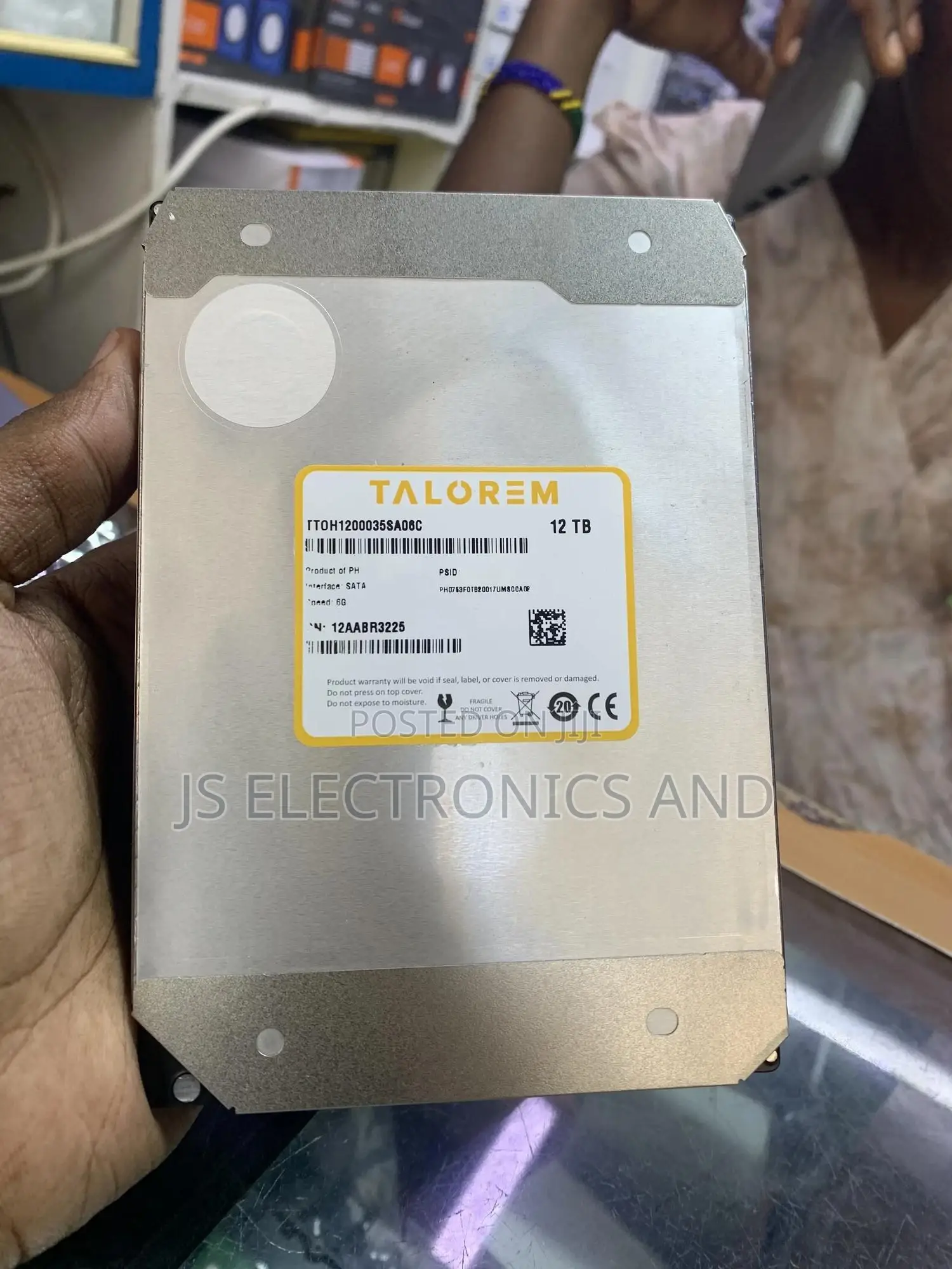 Talorem(Toshiba) Desktop HDD Tb 12 Original Ya Kisasa.